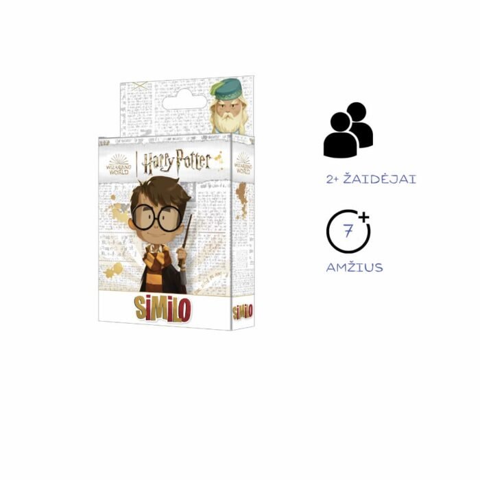Kortų dėžutė iliustruota Hario Poterio atvaizdu
